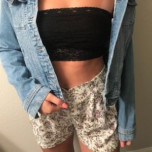 Floral print shorts